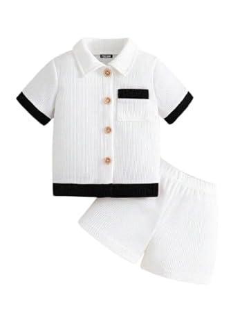Stylish Baby Boy Shirt and Shorts Set