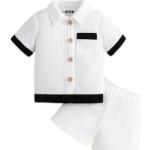 Stylish Baby Boy Shirt and Shorts Set