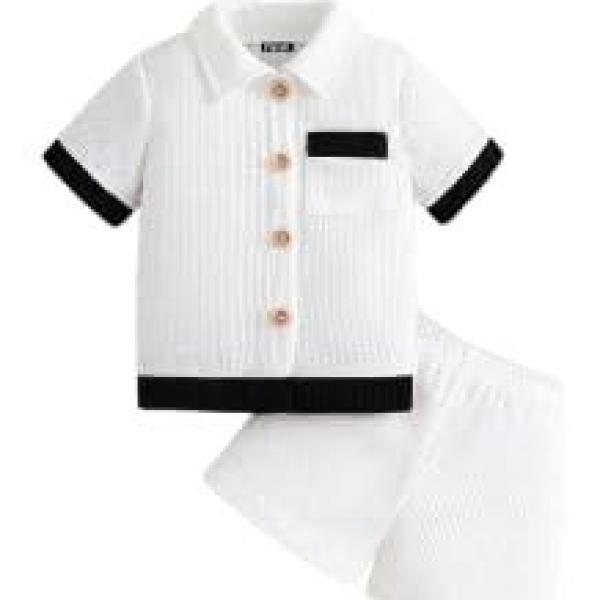 Stylish Baby Boy Shirt and Shorts Set