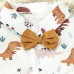 Baby Boy Shirt & Shorts Set with Bow Tie
