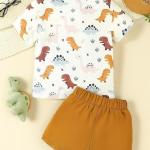 Baby Boy Shirt & Shorts Set with Bow Tie