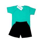 Kids’ Cartoon Print T-Shirt and Shorts Se