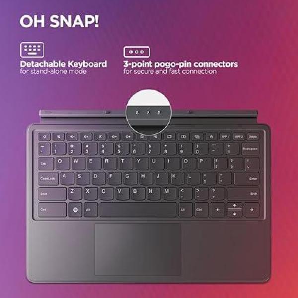 Detachable Wireless Keyboard with Touchpad for Tablets