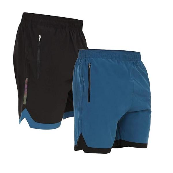 Men’s 2-Pack Polyester Sports Shorts