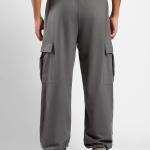 Men’s Loose Fit Mid Rise Oversized Cargo Utility Joggers