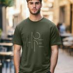 Men’s Cotton Regular Fit Typography T-Shirt