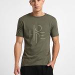 Men’s Cotton Regular Fit Typography T-Shirt
