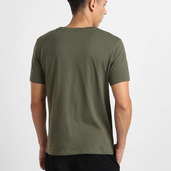 Men’s Cotton Regular Fit Typography T-Shirt