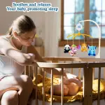 3 in 1 Soft Musical Animal Cot Mobile