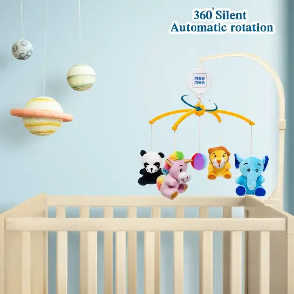 3 in 1 Soft Musical Animal Cot Mobile
