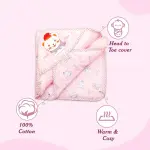 Baby Warm and Soft Swaddle Wrapper Hooded