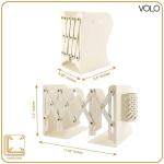 Expandable Desktop Book Rack