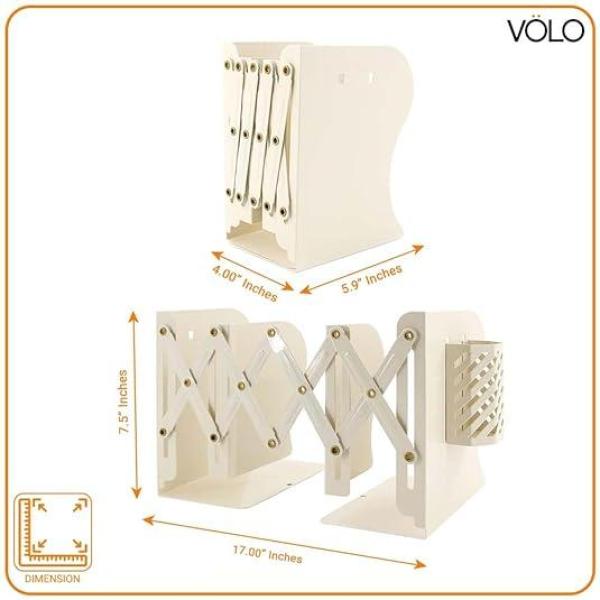 Expandable Desktop Book Rack