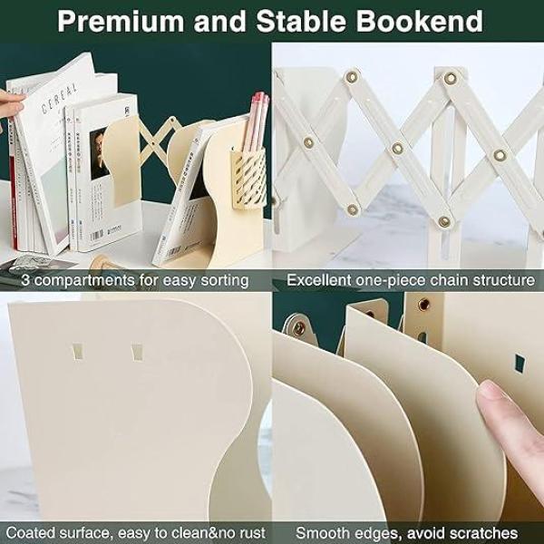 Expandable Desktop Book Rack