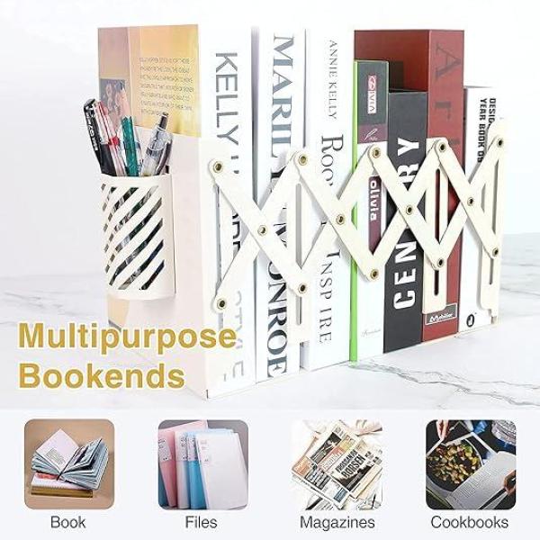 Expandable Desktop Book Rack
