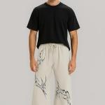 Aesthetic Gothic Wide Leg Baggy Pants for Men