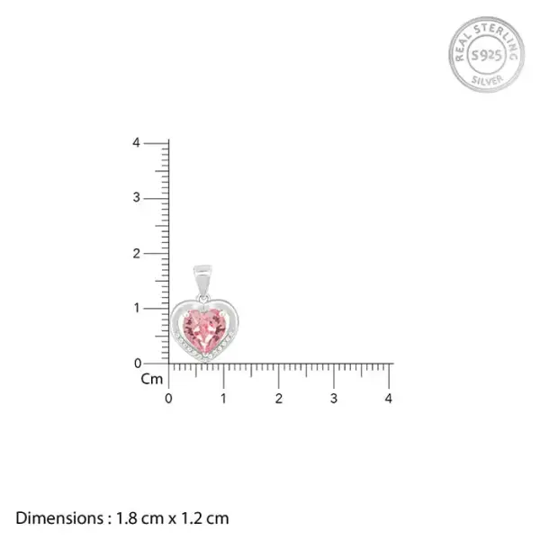 Silver Valentine Pendant