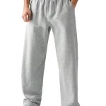 Men’s/Unisex Stretchable Pure Cotton Baggy Jogger Pants with Open Bottom and Drawstring Waist