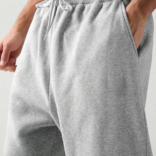 Men’s/Unisex Stretchable Pure Cotton Baggy Jogger Pants with Open Bottom and Drawstring Waist