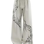 Aesthetic Gothic Wide Leg Baggy Pants for Men