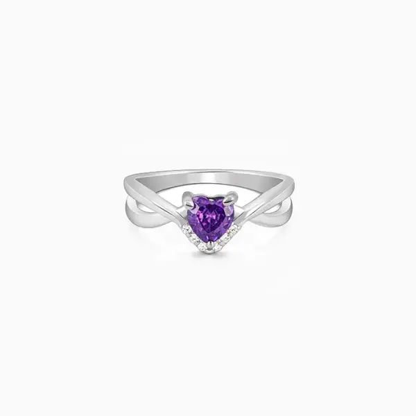 Silver Perennial Love Ring