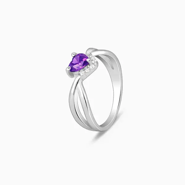 Silver Perennial Love Ring