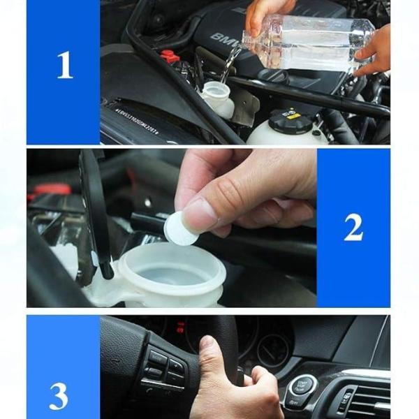 10-Piece Car Windshield Cleaning Effervescent Tablets
