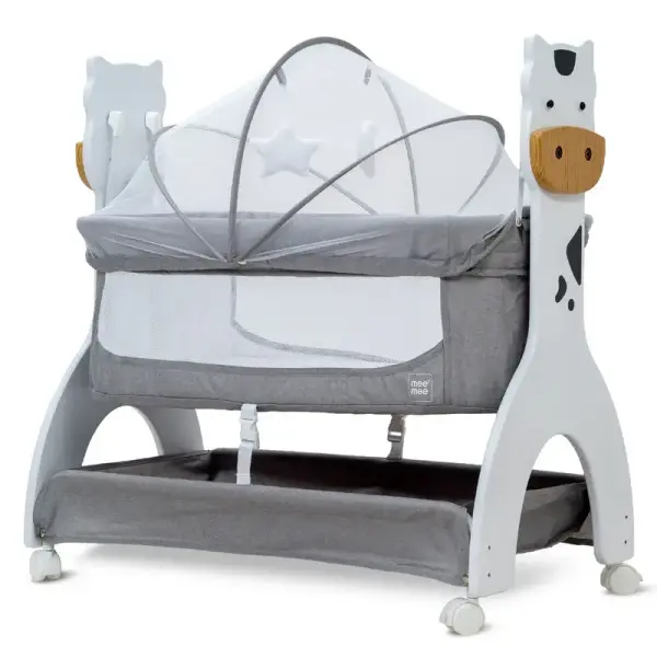 Manual Swing Cradle for Newborn Baby with Mosquito Net
