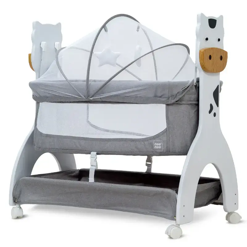 Manual Swing Cradle for Newborn Baby with Mosquito Net