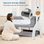 Manual Swing Cradle for Newborn Baby with Mosquito Net
