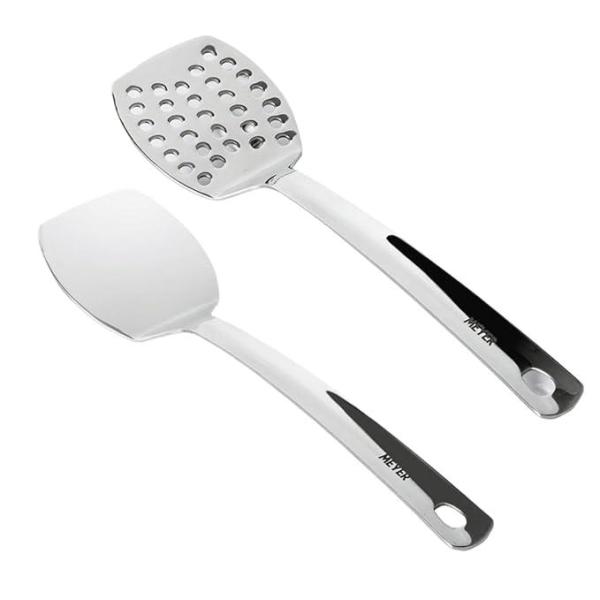 Stainless Steel Turner & Slotted Turner Set