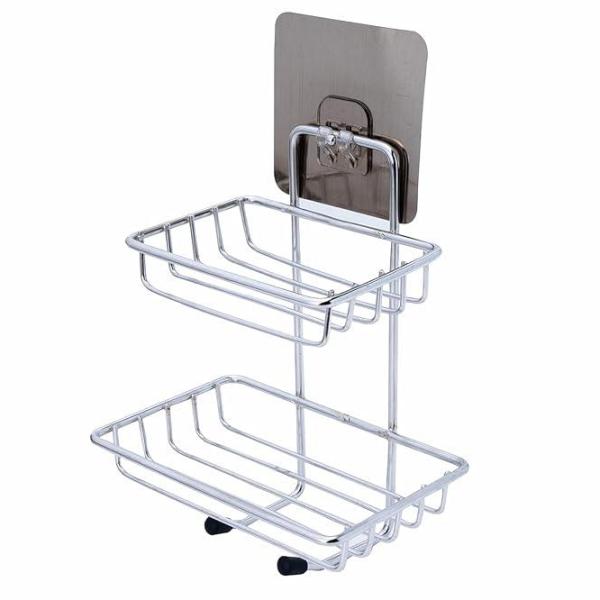 Wall Mounted Double Layer Soap Dish Holder