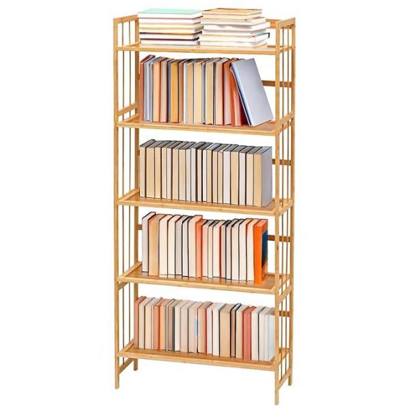 5-Tier Wooden Bookshelf