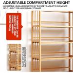 5-Tier Wooden Bookshelf