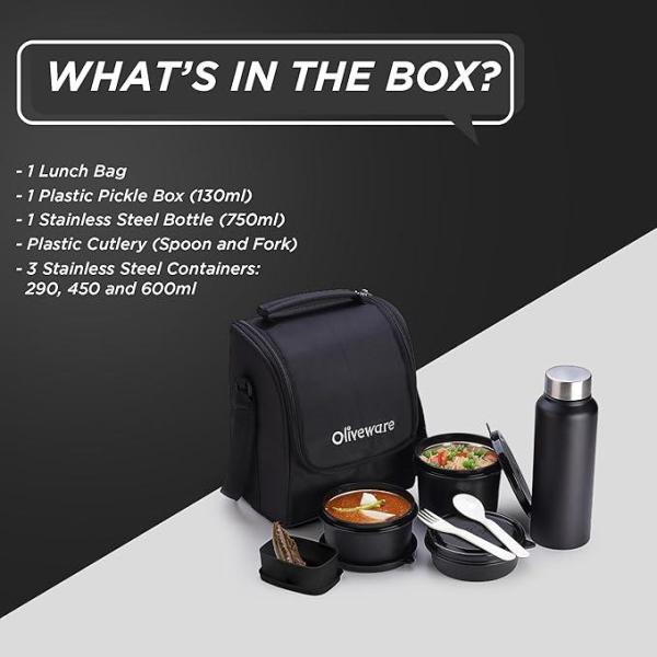 Teso Lunch Box Set with Cutlery