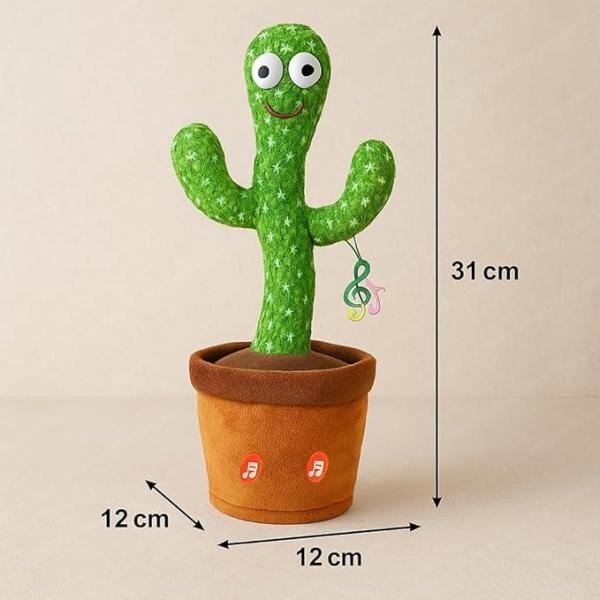 Rechargeable Musical Dancing & Talking Cactus Toy