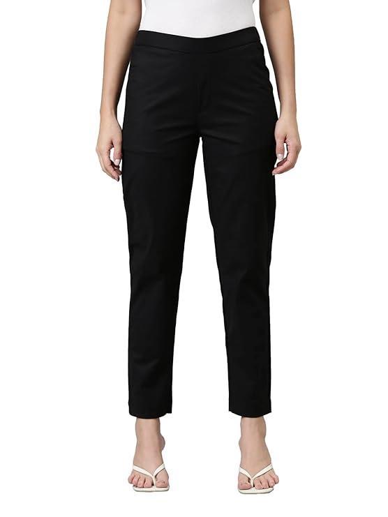 Women’s Regular Fit Mid-Rise Trousers
