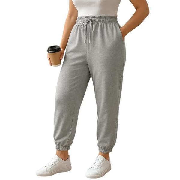 Women’s Cotton Jogger Pants with Adjustable Waistband