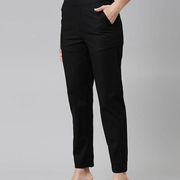 Women’s Regular Fit Mid-Rise Trousers