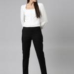Women’s Regular Fit Mid-Rise Trousers