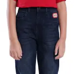 SLOUCHY FIT SOLID JEANS TOBBY - DARK BLUE