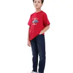 SLOUCHY FIT SOLID JEANS TOBBY - DARK BLUE