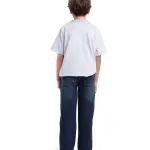 COTTON SOLID JEANS VAIL - DARK BLUE