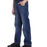 RELAX FIT SOLID JEANS YOSH - BLUE