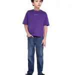 RELAX FIT SOLID JEANS YOSH - BLUE