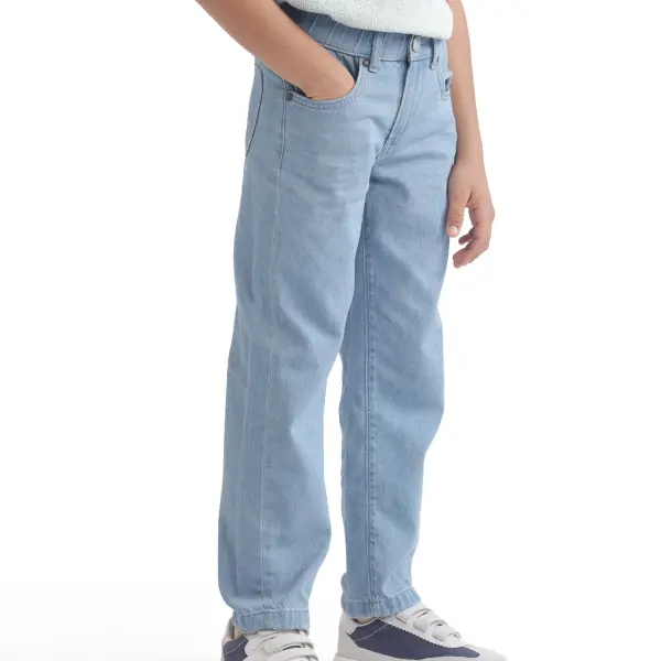 REGULAR FIT PLAIN JEANS ZIRI - BLUE